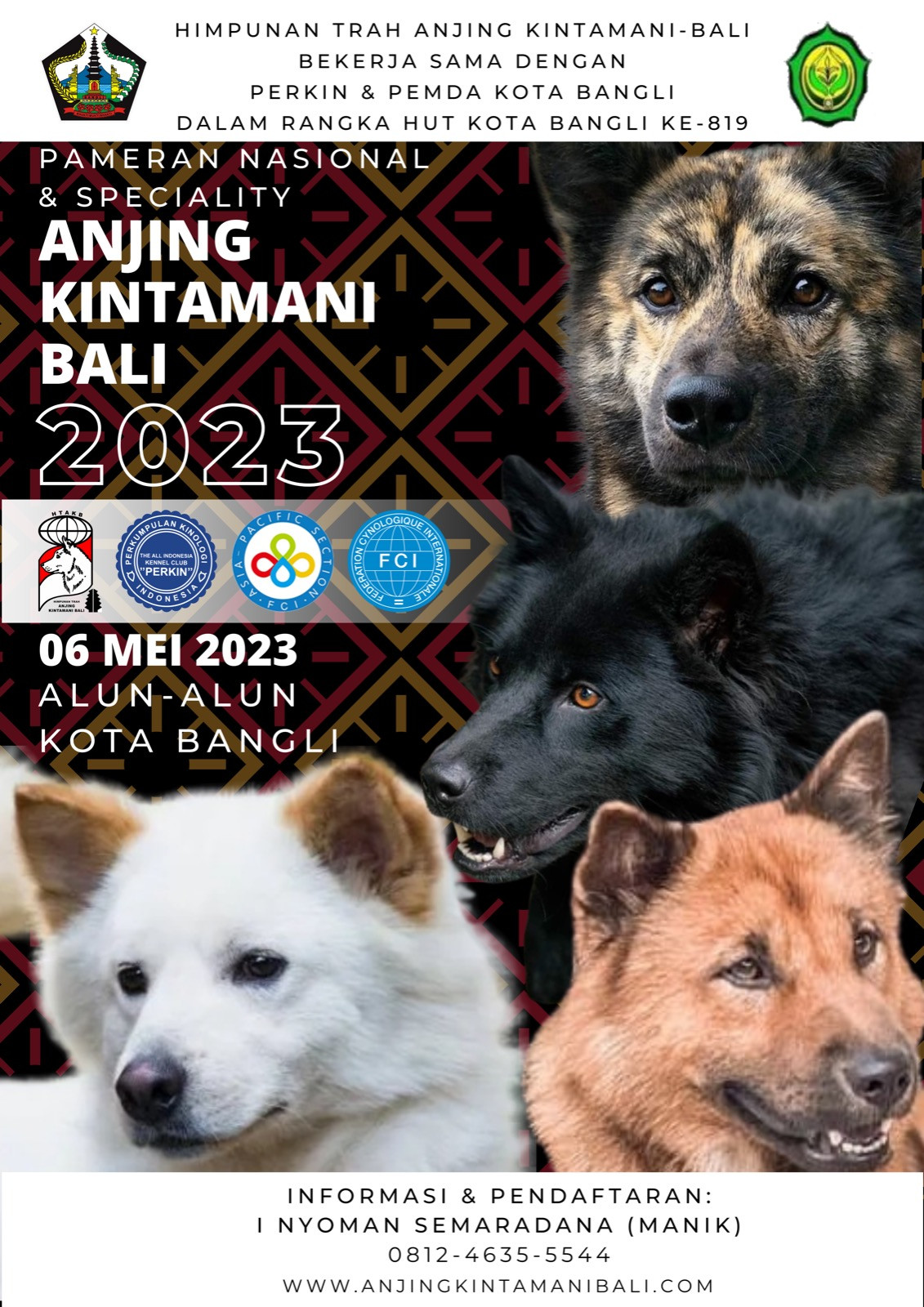 Pameran Nasional & Speciality Anjing Kintamani Bali